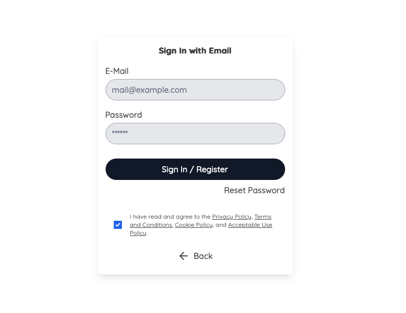 Login Form